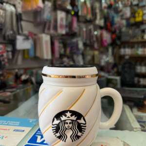 Taza Starbucks Coffee con tapa espejo