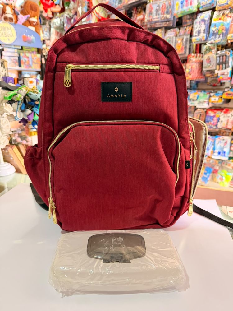 Mochila Maternal Amayra Bordó