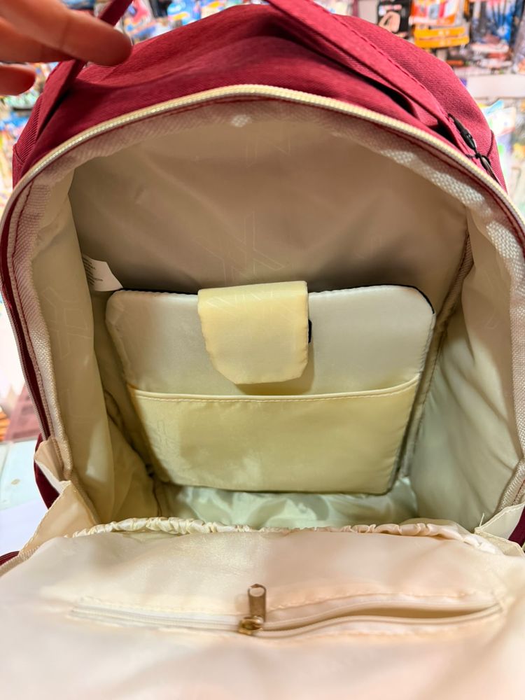 Mochila Maternal Amayra Bordó - Imagen 6