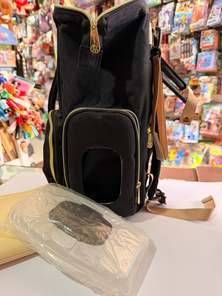 Mochila Maternal Amayra Negra - Imagen 7